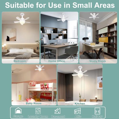 REYLAX Ceiling Fans with Lights and Remote - Image 9
