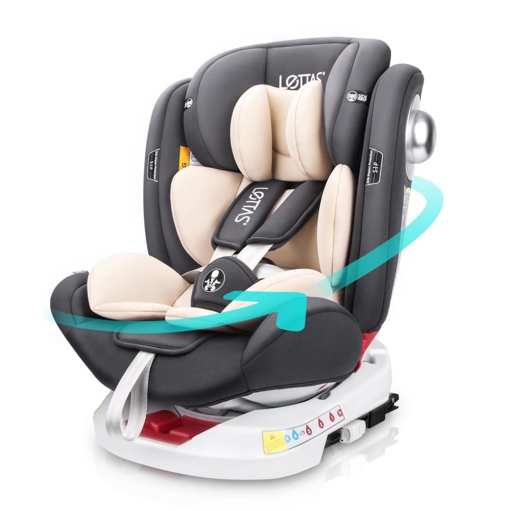 LETTAS 360 Rotation Baby Car Seat