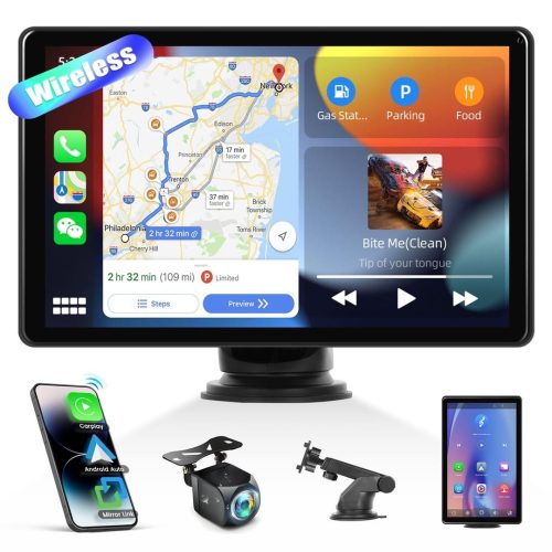 -inch touchscreen wireless car stereo