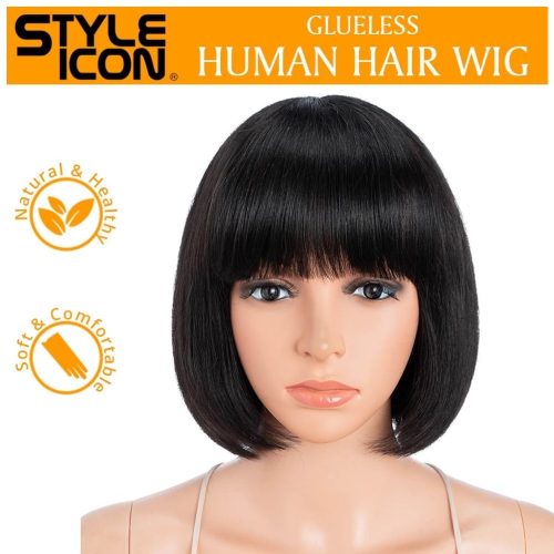 Style Icon 99J Bob Human Hair Wig - Image 2