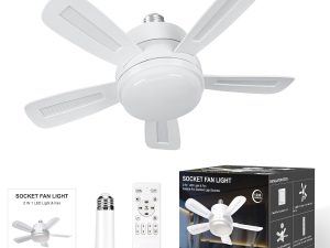 REYLAX Ceiling Fans with Lights and Remote