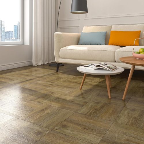 FunStick 90×15CM 35 Pcs Peel and Stick Tiles Kitchen Brown Wood Effect Vinyl Flooring Stick on Tiles for Bathroom Floor - Image 6