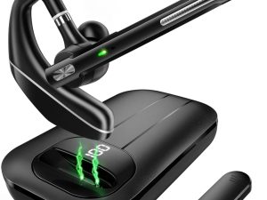 Yukigefe Bluetooth Wireless Headset With Charging Case