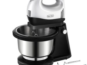 Hand and Stand Mixer Electric Set for Baking
