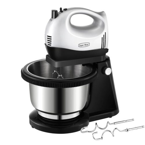 Hand and Stand Mixer Electric Set for Baking