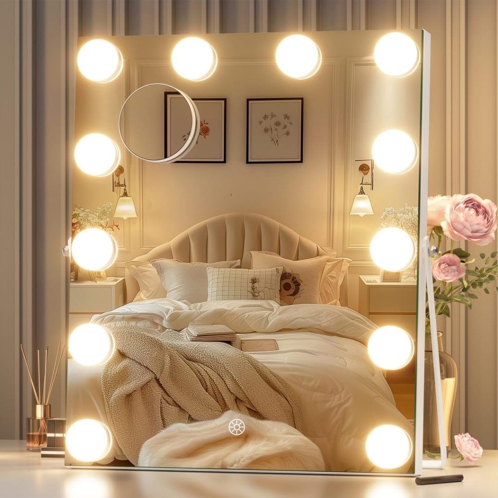 Hasipu Hollywood 29 x 35cm Vanity Mirror with Lights