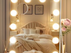 Hasipu Hollywood 29 x 35cm Vanity Mirror with Lights