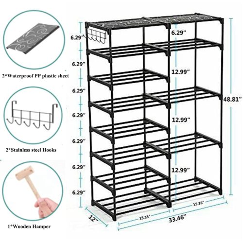 KOMI Adjustable Shoe Rack - Image 4