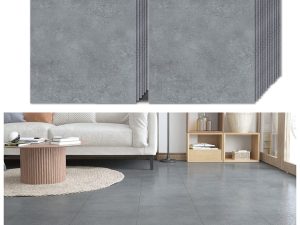VEELIKE Grey Floor Tiles Self Adhesive Stick on Floor Tiles for Bathroom Kitchen