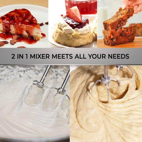 Hand and Stand Mixer Electric Set for Baking - Image 6