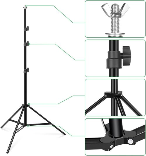 Heorryn 6.5 x 10ft Adjustable Photography Background Stand - Image 8