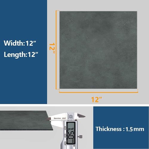 VEELIKE Grey Floor Tiles Self Adhesive Stick on Floor Tiles for Bathroom Kitchen - Image 5