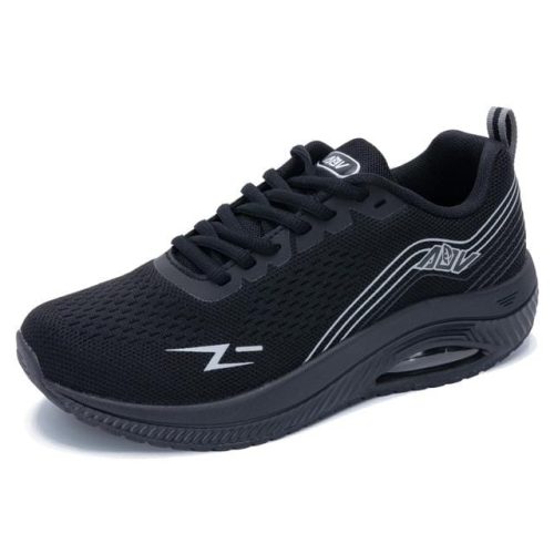 Womens Plantar Fasciitis with Arch Support Orthopedic Trainers Black - Image 2