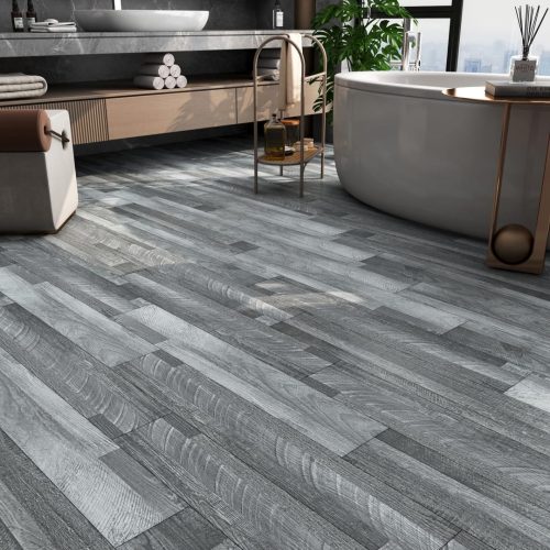 FunStick 90×15CM 35 Pcs Grey Vinyl Flooring Planks Wood Effect Stick on Floor Tiles for Kitchen Bathroom Flooring - Image 5