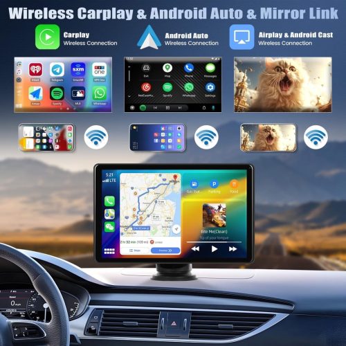 -inch touchscreen wireless car stereo - Image 2