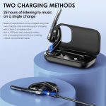 Yukigefe Bluetooth Wireless Headset With Charging Case - Image 3