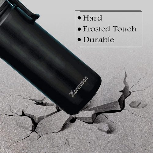 Zoravson Insulated Water Bottles 680ml with Silicone Straw - Image 2