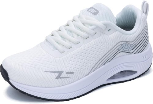Womens Plantar Fasciitis with Arch Support Orthopedic Trainers White - Image 2