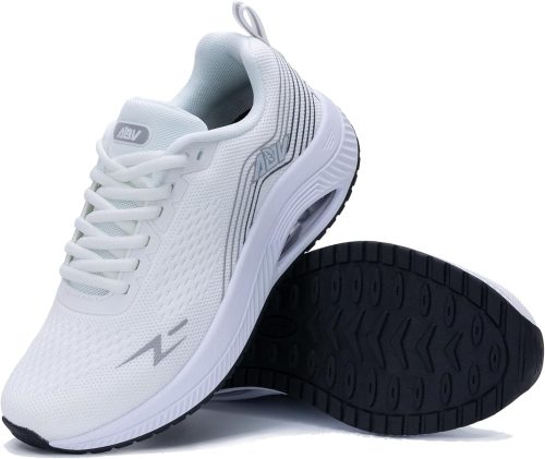 Womens Plantar Fasciitis with Arch Support Orthopedic Trainers White - Image 5