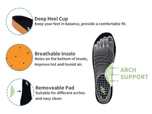 GOOBON Womens Walking Trainers with Arch Support - Image 6