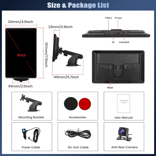 -inch touchscreen wireless car stereo - Image 7