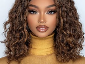 FASHION IDOL Short Curly Bob Human Hair