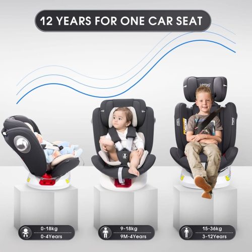 LETTAS 360 Rotation Baby Car Seat - Image 2