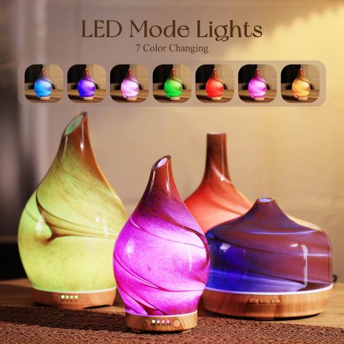 Porseme 150ml Glass Aromatherapy Essential Oil Diffuser - Image 2