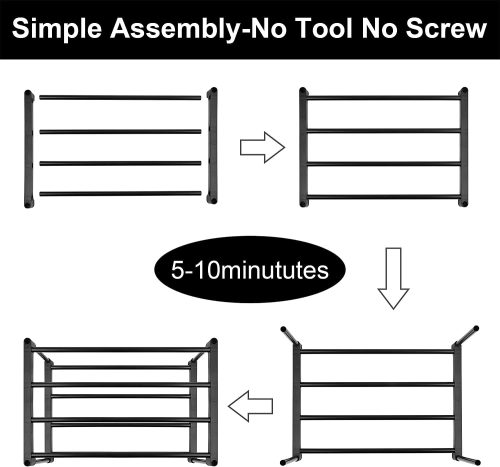 KOMI Adjustable Shoe Rack - Image 5
