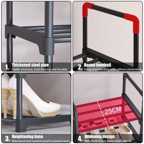 KOMI Adjustable Shoe Rack - Image 6