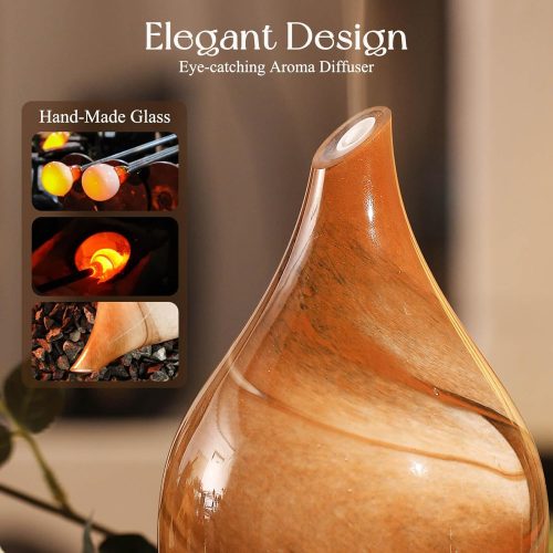 Porseme 150ml Glass Aromatherapy Essential Oil Diffuser - Image 5