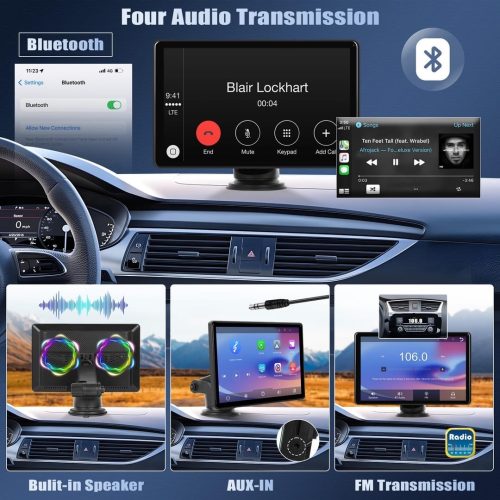 -inch touchscreen wireless car stereo - Image 4