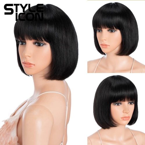 Style Icon 99J Bob Human Hair Wig - Image 4