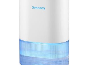 Xmosey 2000ML Premium Multifunctional Dehumidifier - Anti-Mould, Low Noise, Auto-Off for Home & Garage (White)