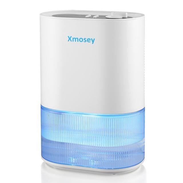 Xmosey 2000ML Premium Multifunctional Dehumidifier - Anti-Mould, Low Noise, Auto-Off for Home & Garage (White)