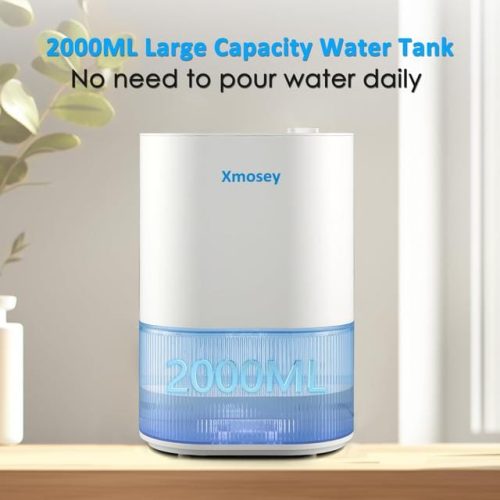 Xmosey 2000ML Premium Multifunctional Dehumidifier - Anti-Mould, Low Noise, Auto-Off for Home & Garage (White) - Image 4