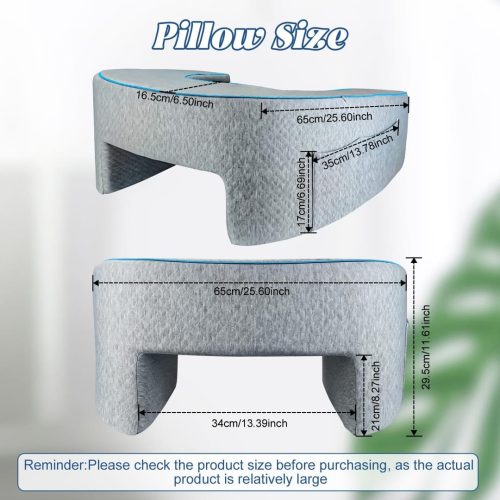 BSTGEKELY Reading Pillow for Lap,Arm Rest Pillow for Adult, Gaming Pillow for Bed and Sofa - Image 2