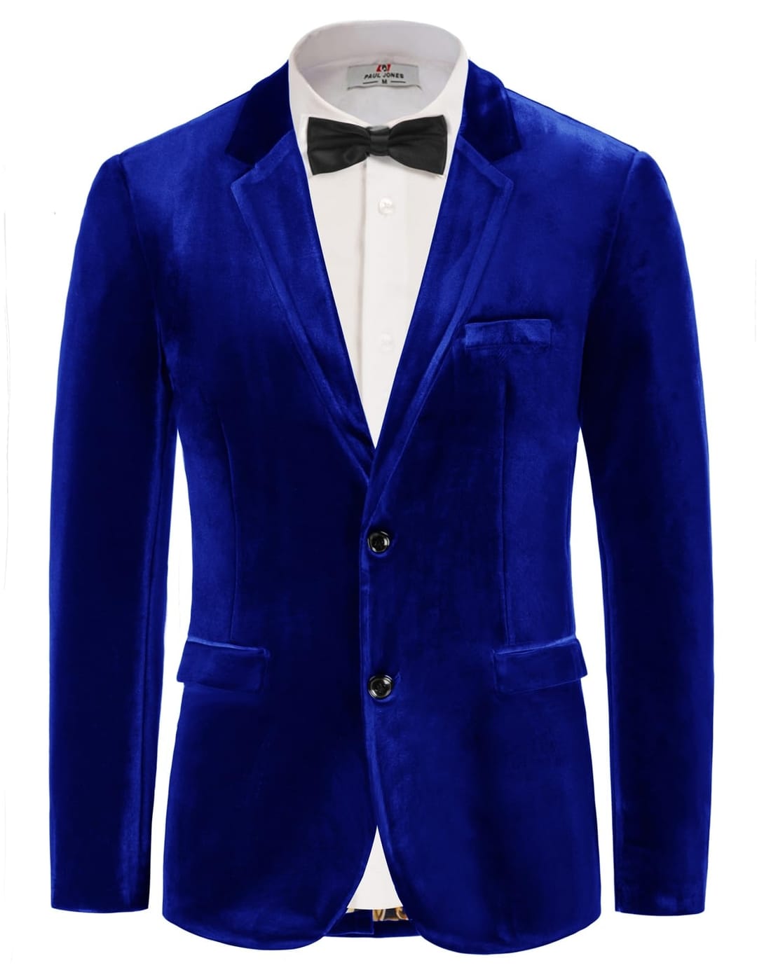 Two Button Men's Suit Velvet Tuxedo Christmas Dinner Jacket XXL Navy Blue 310-5