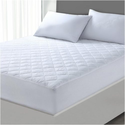Dreamzie Quilted Mattress Protector, up to 40 cm - Deep Fitted Double Mattress Cover - Oeko-tex and Breathable - Not Waterproof