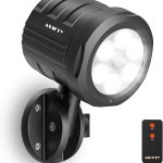 Security Lights Outdoor Motion Sensor, ASOFTY 6 LED 1000 Lumen PIR Wireless Spotlights with Remote Control, IP65 Waterproof 6000K Motion Flood Light for Garage Yard Porch and Patio