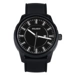 GELAXSY Mens Watches 48mm Large Face Quartz Watches with Analogue Display Date Window and Rubber Strap Wrist Watches for Men Water Resistant Watches for Men - Black