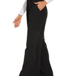 Women's Wide Leg High Waist Business Trousers - Elegant Spring/Summer Suit Pants